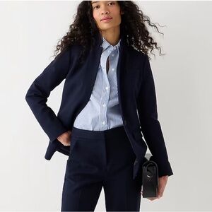 J. Crew Regent Blazer Classic Fitted Navy Wool